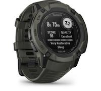 Montre GPS connectée - GARMIN - Instinct 2X Solar Vert