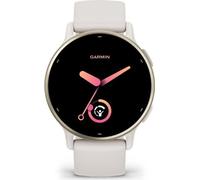 Montre GPS connectée - GARMIN - Vivoactive 5 - WiFi - 30,4 mm (1,2) - Creme Doré avec bracelet Beige