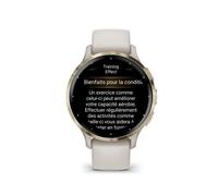 Garmin Venu 3S Soft Gold (bracelet ivoire) Ivoire