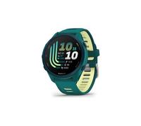 Montre gps garmin forerunner 170 music vert canard avec bracelet en silicone vert canard citron