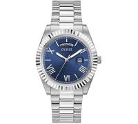 Montre - Guess - GUESS WATCHES GENTS - Analogique - Argent - Cadran Bleu - 42mm
