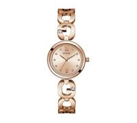 Guess Montre femme analogique GW0759L3 Empower Quartz or rose / noir / transparent One Size