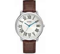 Montre - GUESS - Lincoln - Cuir brun - Chiffres romains - Quartz