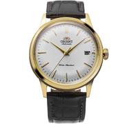 Montre habillée homme Orient Bambino automatique cadran blanc ivoire bracelet...