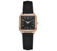 Montre habillée pour femme avec bracelet en cuir inoxydable - Montre créative pour femme - Montres en cuir approuvées par les chemins de fer pour hommes, I, taille unique