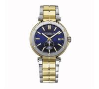 Montre - HERBELIN - Newport Elegance - acier bicolore - cadran bleu - boîtier 40,5 mm