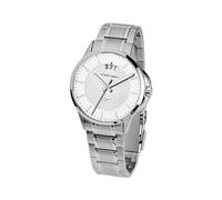 Montre Homme JACQUES LEMANS 1-1540E - Quartz - Etanche 10 atm - Cadran rond - Bracelet acier - Gris/Argent