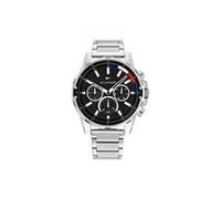 Tommy Hilfiger Montre Analogique Multifunction à Quartz pour Homme avec Bracelet en Acier Inoxydable Argenté - 1791936
