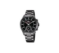 Lotus Montre Homme 18807/2 Hybride connectée Acier inox 316L Étanche 10 ATM Noir