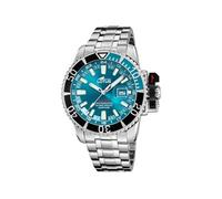 LOTUS Montre Homme Analogique Acier INOX 316L Argent - Quartz - Calendrier - Verre Saphir Résistant - Étanche 30 ATM 18938/1 Diver