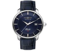 Montre - Homme - 8460-3 - Acier inoxydable - Cuir - Étanchéité 5 bars