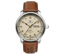 Zeppelin Montre Homme 9664-5 Automatique Cuir Acier inoxydable Étanchéité 5 bars 100 Ans