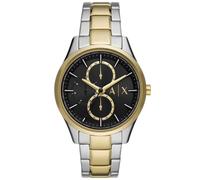 Armani Exchange Montre pour Homme, Multifonction à Quartz, boîtier en Acier Inoxydable 2t/Or de 42 mm avec Bracelet en Acier Inoxydable, ax1865