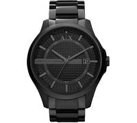 Armani Exchange Montre Homme AX2104 – Quartz analogique, acier inoxydable noir, 46 mm, verre minéral