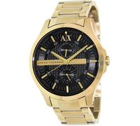 Armani Exchange Montre pour Homme, Mouvement Multifonction, Boîtier en Acier Inoxydable Doré de 46 mm avec Bracelet en Acier Inoxydable, AX2122