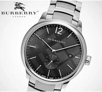 Montre Homme Authentique BURBERRY MADE SUISSE Argentée avec Date. 349,00€ NEUVE