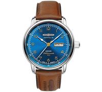 Montre Homme Automatique ZEPPELIN 100 Ans Méditerranée Braun/Blau 9664-3