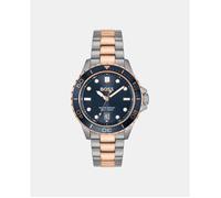 Montre Homme - BOSS Troper Sport 1514296 - Cadran bleu - Boîtier 41 mm - Bracelet acier bicolore