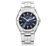 Montre homme bracelet acier - Herbelin - Montre Herbelin Cap Camarat automatique cadran bleu