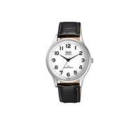 Montre Q&Q pour homme avec bracelet en imitation cuir, 3 bar