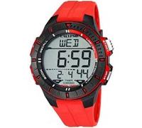 Calypso Montre Digitale Sport Homme Caoutchouc - 10 ATM, Date, Chronographe, Double Fuseau, Lumière, Alarme, 12/24 h - K5607 Color Splash