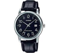 Casio Montre Homme MTP-V002MA – Quartz analogique, acier argenté, Ø 37 mm