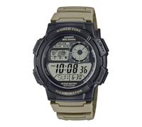 Montre Homme CASIO AE-1000W-5AVEF Silicone Khaki Timer Chorno Alarm