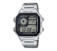 Montre Homme CASIO AE-1200WHD-1AVEF Acier Inoxydable Chrono Sub 100mt VINTAGE