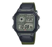 Montre Homme CASIO AE-1200WHUB-3AVEF de Tissu Vert Vintage Sub 100mt