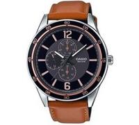 Montre - Casio - MTP-V001GL-9B - Cuir marron - Analogique - Quartz