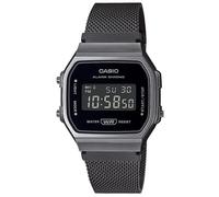 Montre Homme Casio Vintage Iconic - Noir - Chronométrage - Alarme - Etanche 3 ATM