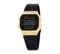 Montre Homme Casio Vintage Standard A168WEGB-1BEF - Bracelet Acier Noir