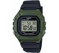 Montre homme Casio W-218H-3AVEF noir vert