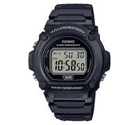 Montre Homme CASIO W-219H-1AVCF Silicone Noir Chrono Alarm Sub 50mt