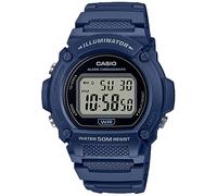 Montre Homme CASIO W-219H-2AVCF Silicone Bleu Chrono Alarm Sub 50mt