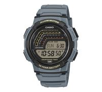 Montre Homme CASIO WS-1800-2AVEF Silicone Gris Timer Chrono Alarm Numérique