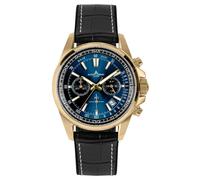 Montre Homme Chronographe Jacques Lemans Liverpool Noir/Bleu Chrono 1-2117ZH