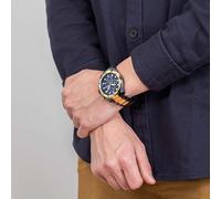 Montre Homme Chronographe Sport Festina Montre Bracelet Acier Bleu Or UF20564/1