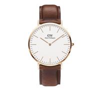 Montre Homme DANIEL WELLINGTON CLASSIC en Cuir Marron