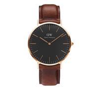 Montre Homme DANIEL WELLINGTON CLASSIC en Cuir Marron