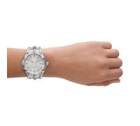 DIESEL Montre à affichage analogique 'VERT' argent, Taille One Size