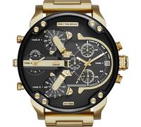 Diesel Montre DZ7333 – Affichage analogique Or/Noir Acier jaune Étanche Taille unique