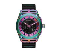 Montre Homme - DIESEL - TIMEFRAME - Silicone Noir - Boîtier Rond 48 mm - Analogique