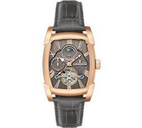 Earnshaw Homme Analogique Automatique Montre Bracelet en Cuir véritable ES-8296-05