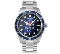 Montre Homme ÉLYSÉE Argenté Cadran Bleu Bracelet Acier Argenté 22 MM