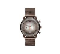 Montre Homme EMPORIO - Acier Marron - Quartz - Verre minéral - Analogique