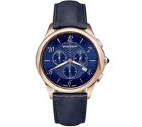MONTRE HOMME EMPORIO ARMANI swiss made avec Chrono et Date Bracelet Cuir et Cadran Or Rose ARS8701