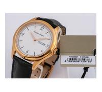 MONTRE HOMME EMPORIO ARMANI swiss made avec Jour et Date Bracelet Cuir et Cadran Or Rose. ARS8601