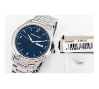 MONTRE HOMME EMPORIO ARMANI SWISS MADE avec JOUR et DATE. BRACELET et CADRAN en ARGENT ARS8602