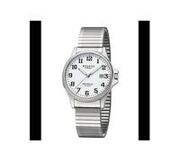 Regent Montre Analogique Pour Homme Bracelet En Acier Inoxydable Argenté URF1433